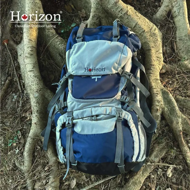 【Horizon 天際線】Outdoor極限探索登山後背包 60L(贈防雨罩/大容量/舒適減壓/雙開口主倉/耐磨防潑水)