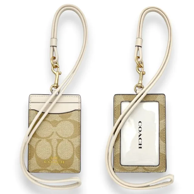 【COACH】識別證 掛帶 票卡夾 多色可挑 PVC 防刮皮革 證件套(CH713 57311 57311 63274)