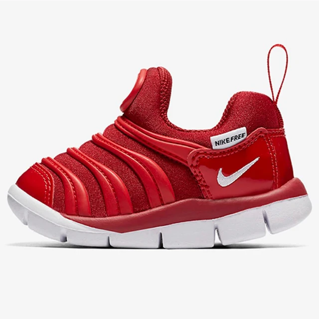 NIKE 耐吉 運動鞋 小童 童鞋 兒童 毛毛蟲 襪套 DYNAMO FREE TD 紅 343938-621