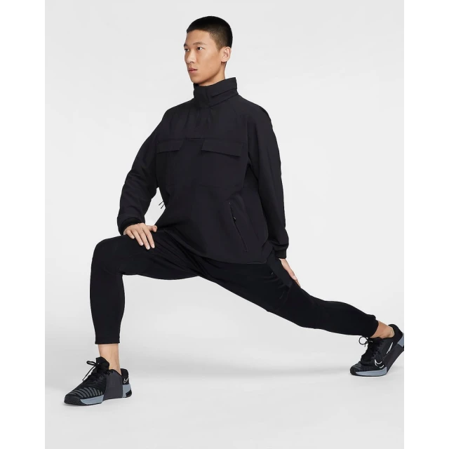 NIKE 耐吉 舖棉外套 夾克 休閒外套 男款 AS M NK REPEL APS PO JACKET 黑色(FV8763010)