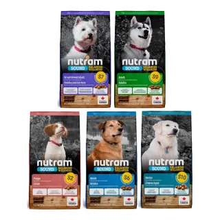 【Nutram 紐頓】2包組-S10/S2/S6/S7/S9均衡健康系列 2kg/4.4lb(狗糧/狗飼料/犬糧)