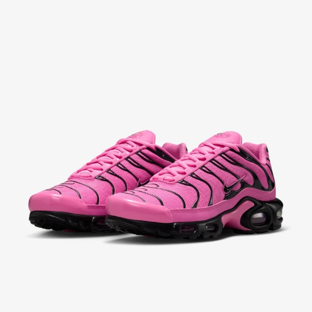 NIKE 耐吉 休閒鞋 Wmns Air Max Plus 女鞋 粉紅 桃紅 黑 氣墊 緩震 復古 運動鞋(HJ9743-601)