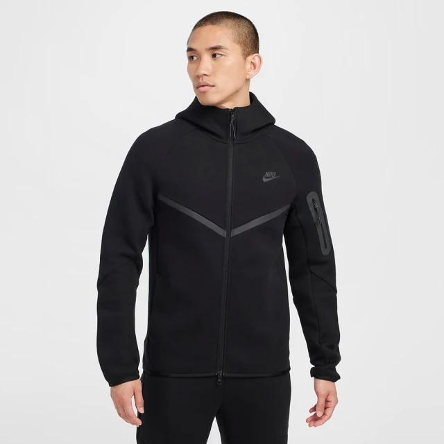 NIKE 耐吉 外套 男 運動連帽外套 AS M NK TCH FLC FZ WR HOODIE 黑 HV0950-010(2S4185)