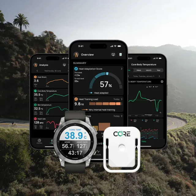 CORE】核心溫度感測器CORE Body Temperature Monitor(自行車/馬拉松/三