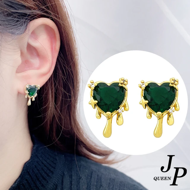 Jpqueen 睡夢天使花漾文藝中古宮廷耳環項鍊(耳環項鍊可