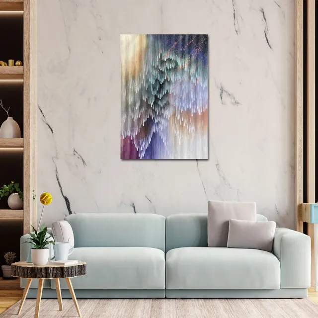 【御畫房】當代國家級展覽畫家 抽象系列手繪油畫70×100cm(DB-006)