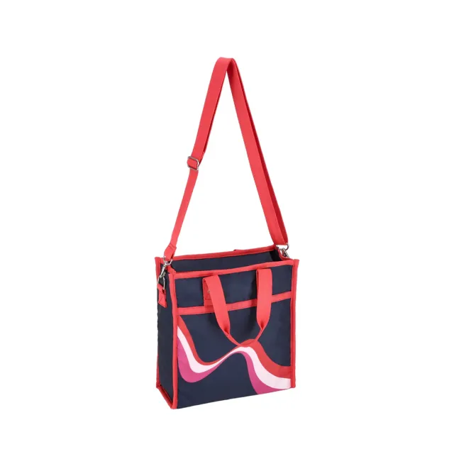 【Lesportsac】中型直式托特包 購物袋 送禮 禮物 推薦 女包(復古波浪)