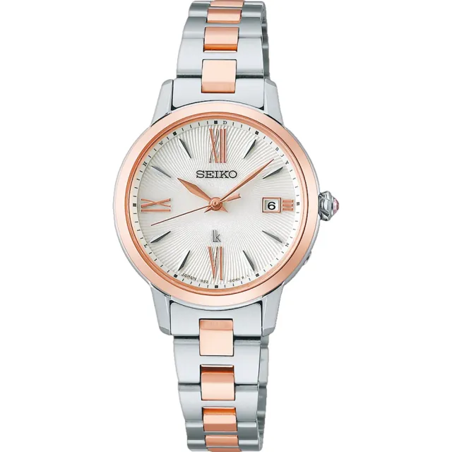【SEIKO 精工】LUKIA 日本主打 環保太陽能電波腕錶/27.5mm(SSVW206J/1B32-0AY0KS)
