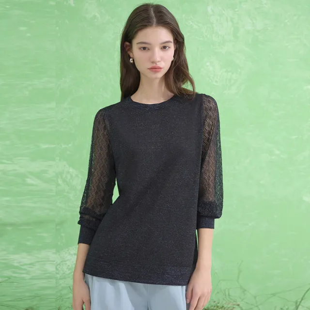 AILENE熠熠植蠶細織上衣4件(U)