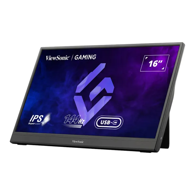 【ViewSonic 優派】VX1654 16型 IPS 144Hz 電競螢幕(FHD/5ms/FreeSync)
