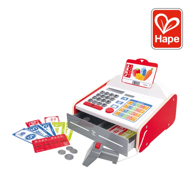 【德國Hape】超市收銀台(益智成長/家家酒玩具)