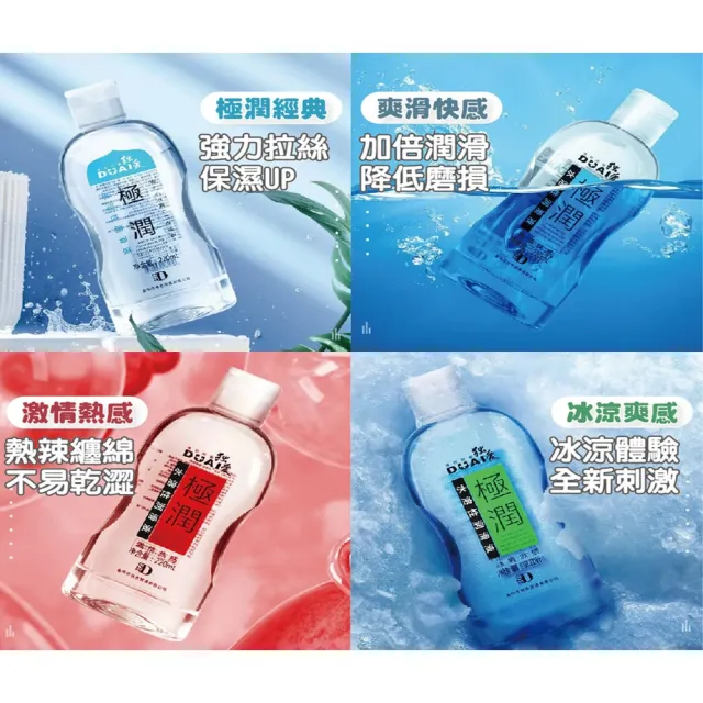 220ml水溶性極潤潤滑液 8入(贈尖嘴蓋/潤滑油/情趣用品/成人用品)
