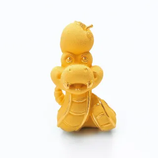 【生活金藝】平安喜樂 蛇年黃金擺件(金重足0.22錢)