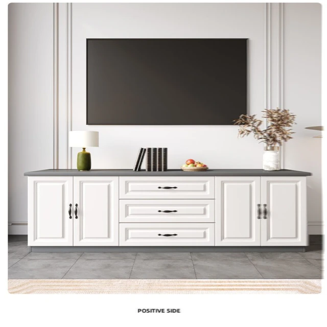 唯熙傢俱 雷莎原木雙色4尺電視櫃(客廳 電視櫃 長櫃 收納櫃