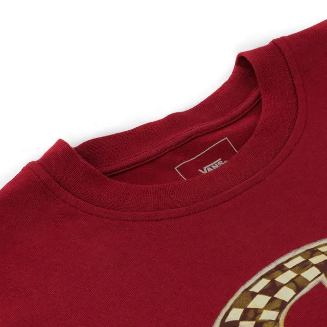 【VANS】官方旗艦 蛇年限定系列 紅色長袖T恤