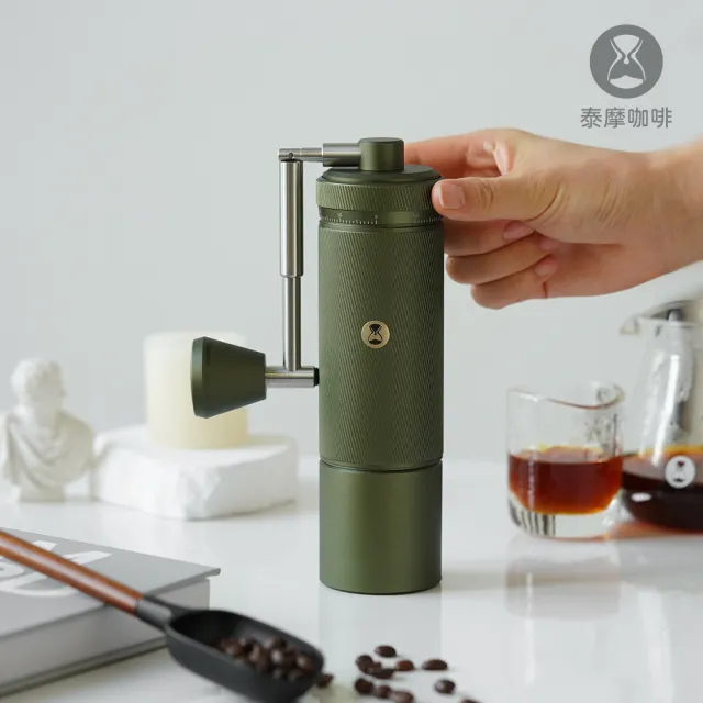 【TIMEMORE 泰摩】泰摩咖啡 栗子S3-曜石黑 /狩獵綠(手搖磨豆機   摺疊把手 鏡頭式外調)