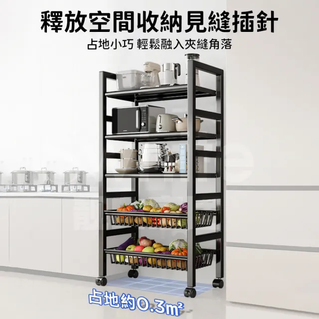 【靚白家居】多功能置物架 奶油風小熊鞋架(廚房收納架 落地層架 微波爐架 收納層架 展示架)
