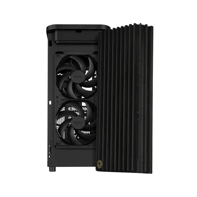 【ASUS 華碩】ProArt PA401 木質鋼玻版 電腦機殼(PA401-WOOD-TG)