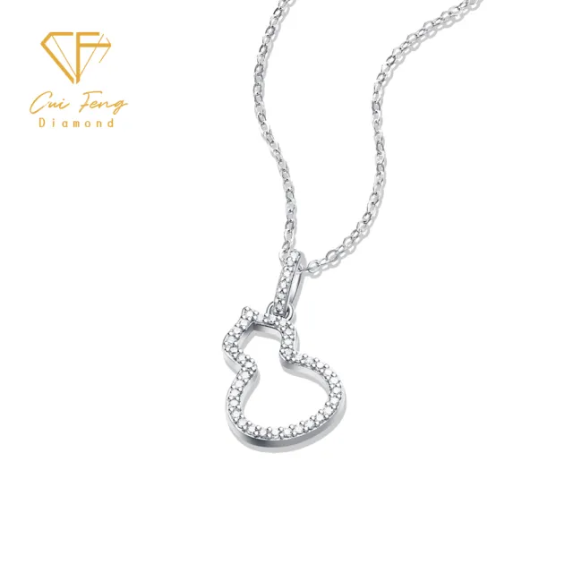 【CF Diamond】項鍊 莫桑鑽《幸運》(七夕情人節 鑽石 項鏈 生日禮物  求婚)