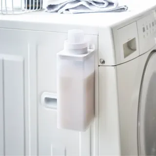 【YAMAZAKI 山崎】MIST磁吸式洗衣精分裝瓶(洗衣精/柔軟精/分裝瓶/陽台收納/衛浴收納/日本山崎)