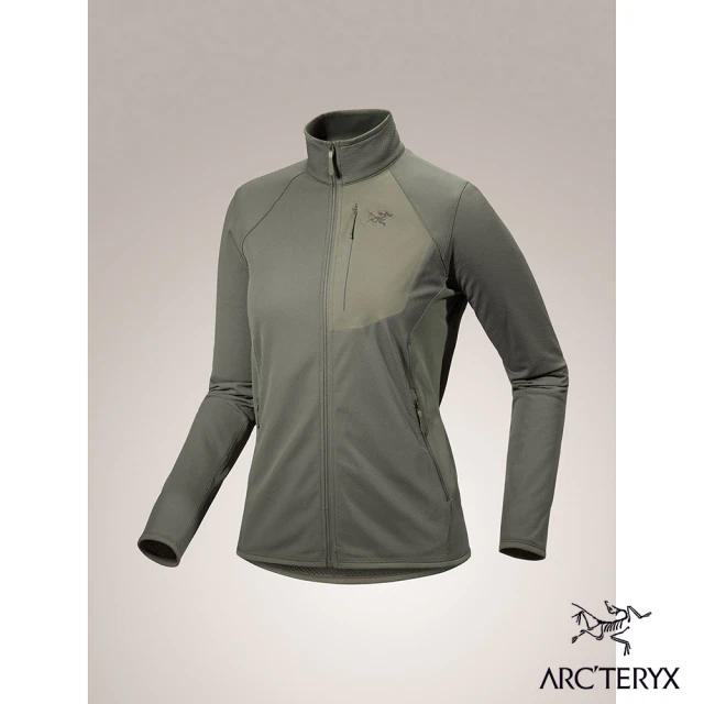 Arcteryx 始祖鳥 女 Delta 刷毛外套(糧草綠)