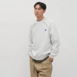 【plain-me】男女款 小P日常寬鬆大學Tee PLN0069-251(大學t 長袖 休閒上衣)