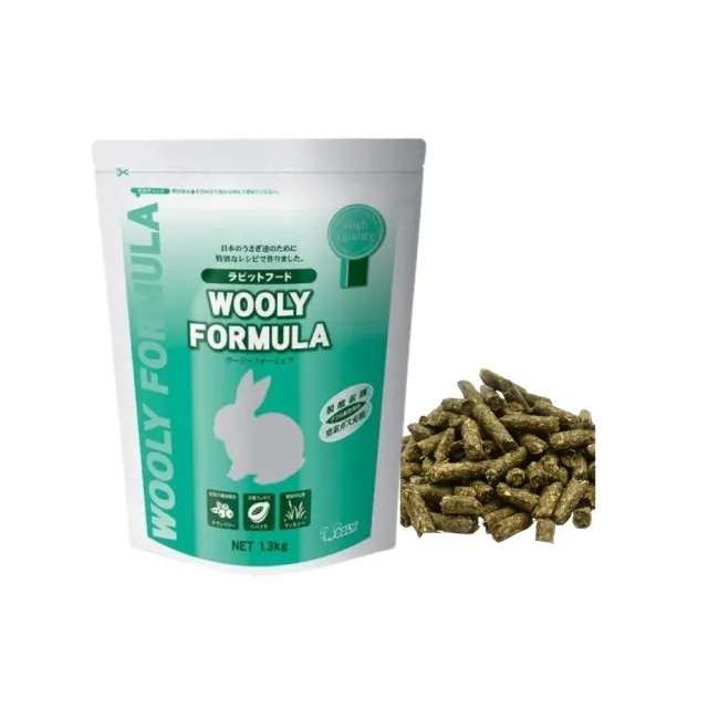 【WOOLY】美國綜合營養兔飼料 1.3kg/包 兩包組(兔飼料 兔主食 全齡兔 成兔)