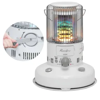 【TOYOTOMI】日本製造RB-G2524-W攜帶式煤油暖爐(復古輕巧、免插電、免電池)