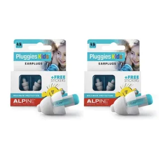 【ALPINE】Pluggies Kids 荷蘭製 隔音耳塞 兩入組(公司貨保證)