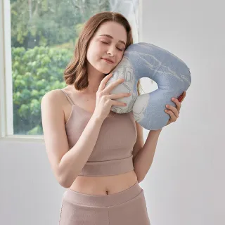 【TENDAYS】希臘風情紓壓頸部萬用枕9cm(旅行/午睡適用 聖誕禮物)