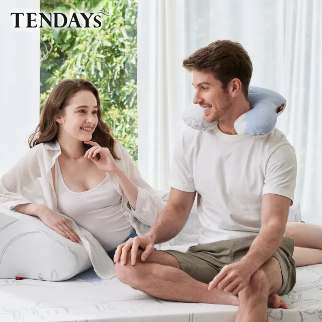 【TENDAYS】希臘風情紓壓頸部萬用枕10cm(旅行/午睡適用)
