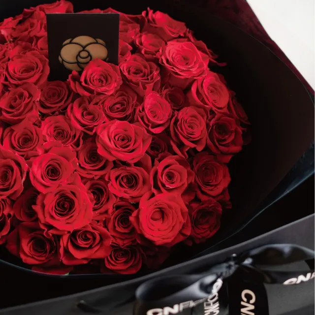 【CNFlower 西恩】奢華送禮 80朵純紅玫瑰花束(送禮/買花/花禮/鮮花/求婚/驚喜/奢華)