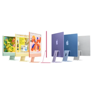 【Apple】2024 iMac 24吋 M4晶片 10核心CPU與10核心GPU 24G/512G SSD/乙太網路/巧控滑鼠/Touch ID巧控鍵盤