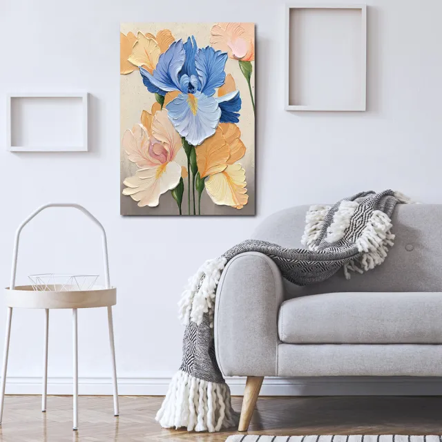 【御畫房】當代國家級展覽畫家 抽象系列手繪油畫70×100cm(DB-025)