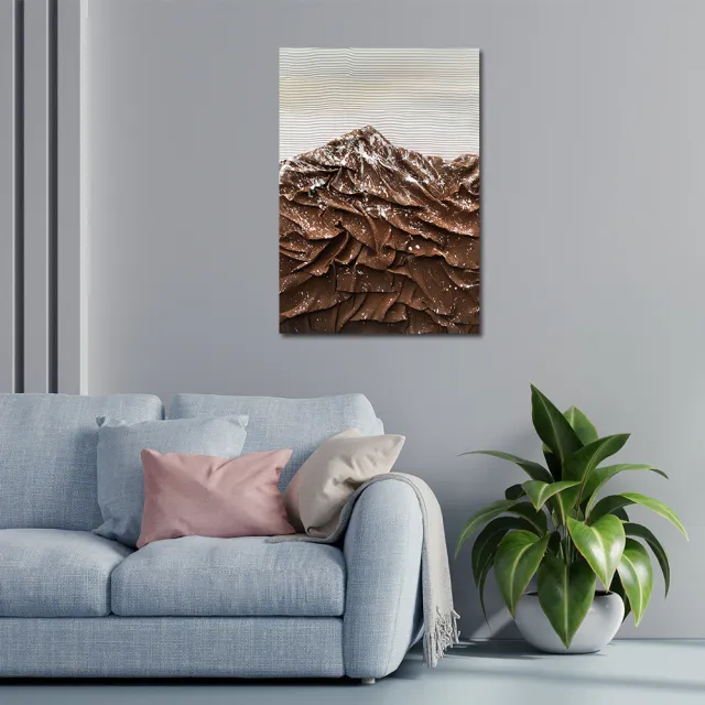 【御畫房】當代國家級展覽畫家 抽象系列手繪油畫70×100cm(DB-013)
