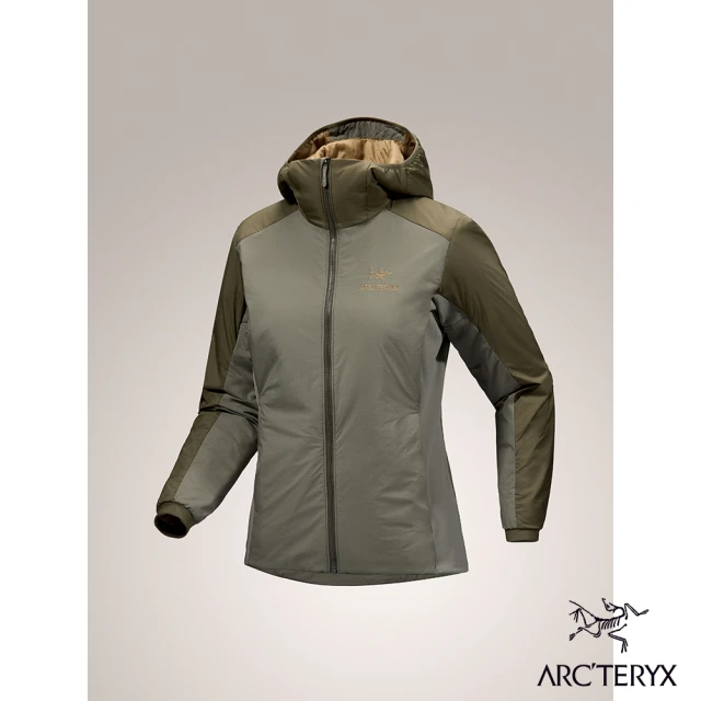 Arcteryx 始祖鳥官方直營 女 Atom 化纖外套(糧草綠/龍紋綠/帆布棕)