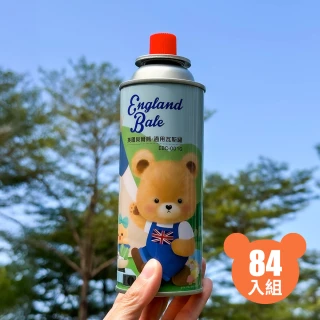 【英國貝爾熊】通用卡式瓦斯罐 220g 84入組(卡式罐 戶外露營野炊瓦斯瓶)