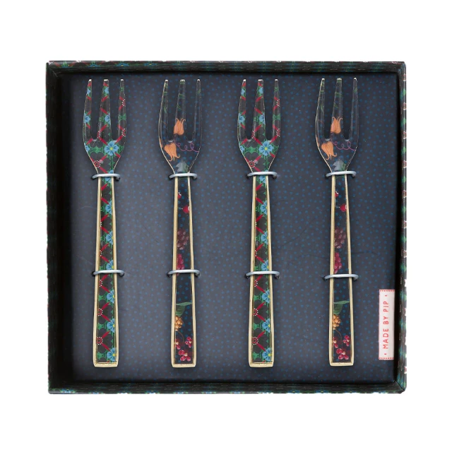 PIP STUDIO Berry Blues 蛋糕叉子組禮盒
