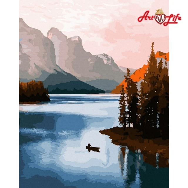 【ArtLife 藝術生活】DT238輕舟已過萬重山40*50CM(數字油畫 DIY DIY數字油畫 交換禮物 畫畫玩具)