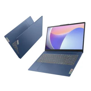 【Lenovo】無線滑鼠組★15.6吋R3輕薄筆電(IdeaPad Slim 3/82XQ00J8TW/R3-7320U/8G/512G/W11/藍)