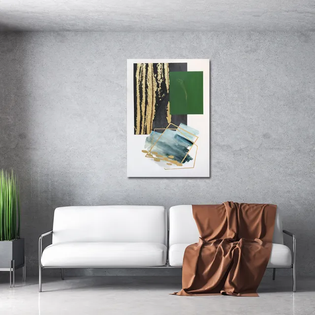 【御畫房】當代國家級展覽畫家 抽象系列手繪油畫70×100cm(DB-047)