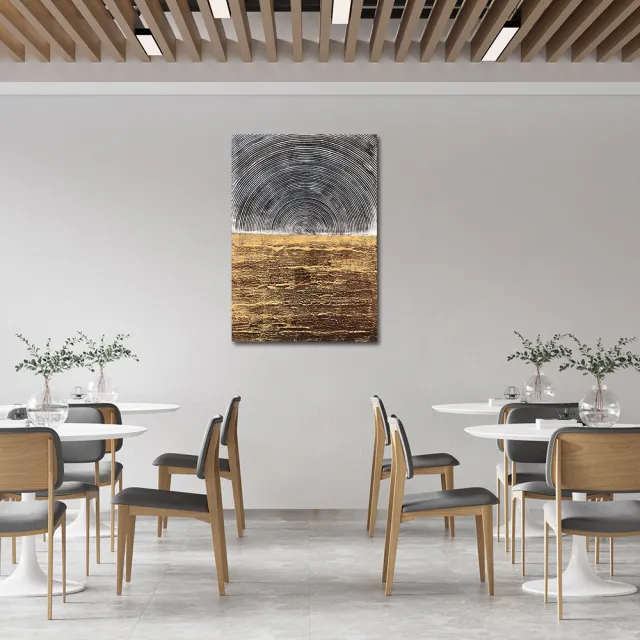 【御畫房】當代國家級展覽畫家 抽象系列手繪油畫70×100cm(DB-036)