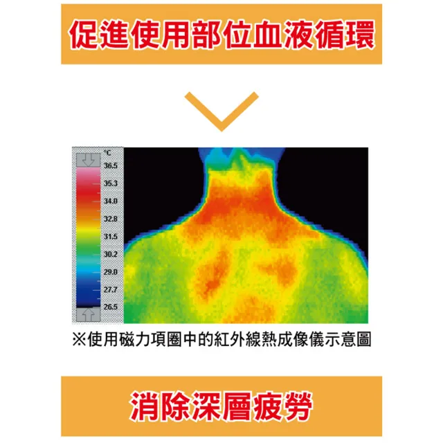 【易利氣 官方直營】磁力項圈 EX(桃紅 45cm)