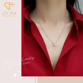 【CF Diamond】項鍊 莫桑鑽《點點星光》(雙11 1克拉  鑽石 項鏈  生日禮物  求婚)