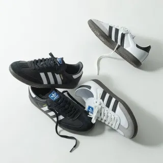 【adidas 愛迪達】SAMBA OG 經典鞋(ORIGINALS 休閒鞋 B75806白/B75807黑)