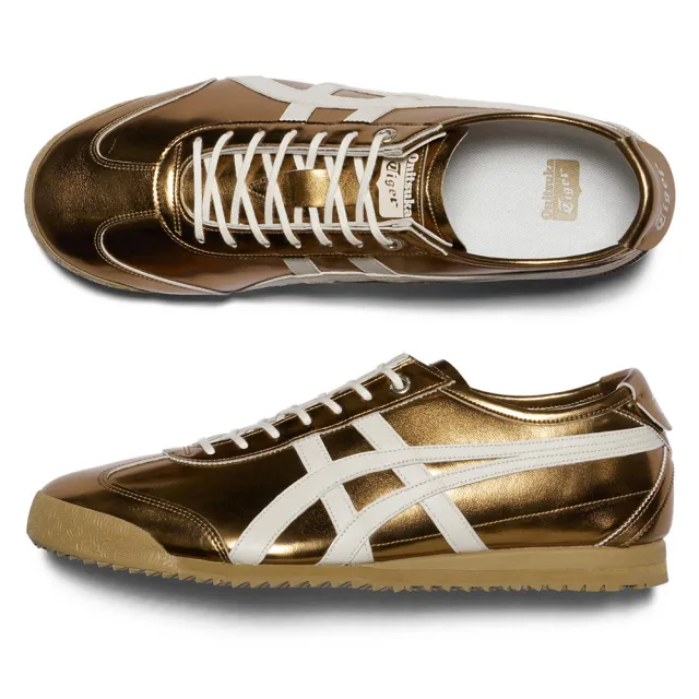 Onitsuka Tiger】鬼塚虎官方旗艦店金屬感金棕色MEXICO 66 SD