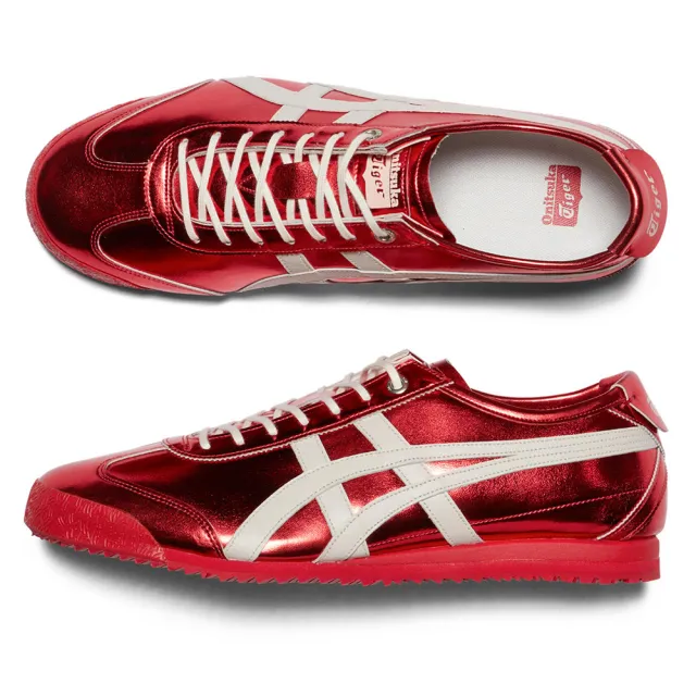 Onitsuka Tiger】鬼塚虎官方旗艦店金屬感綠色MEXICO 66 SD