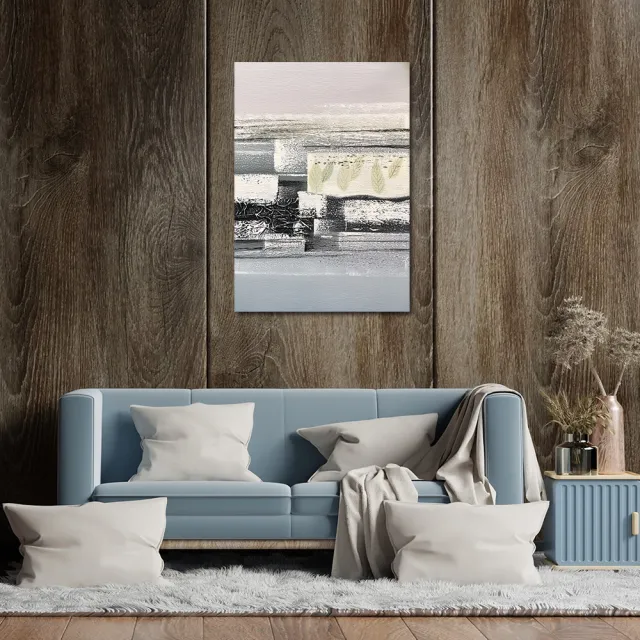 【御畫房】當代國家級展覽畫家 抽象系列手繪油畫70×100cm(DB-058)