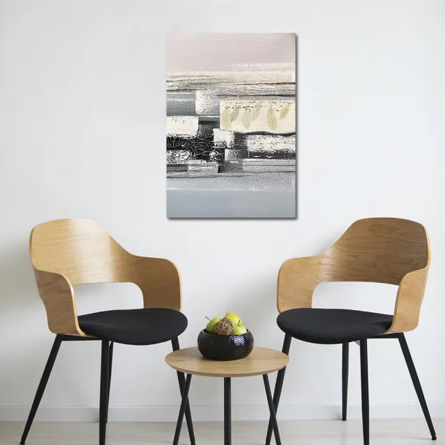 【御畫房】當代國家級展覽畫家 抽象系列手繪油畫70×100cm(DB-058)