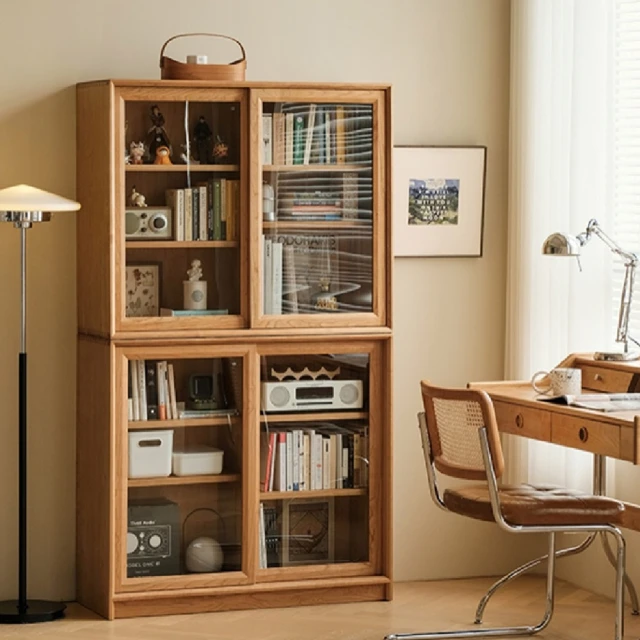 Taoshop 淘家舖 M - 櫻桃木書櫃｜全實木書櫃｜滿牆